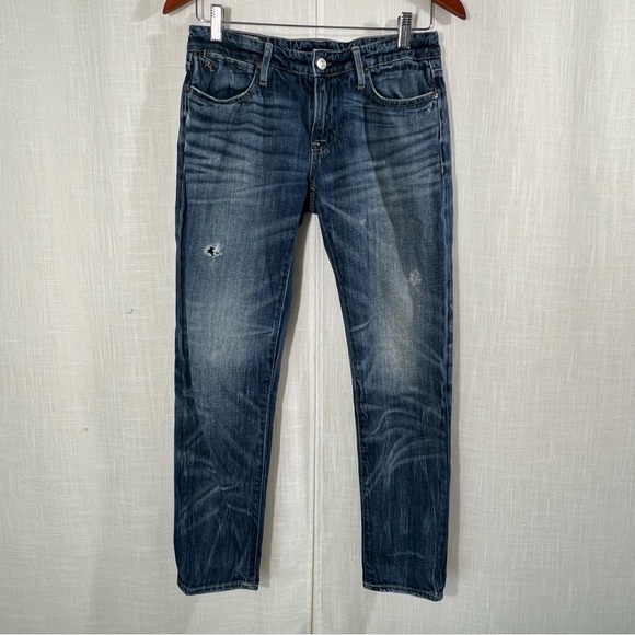 Polo by Ralph Lauren Astor Boyfriend Distressed Denim Jeans Size 26 - Picture 1 of 13